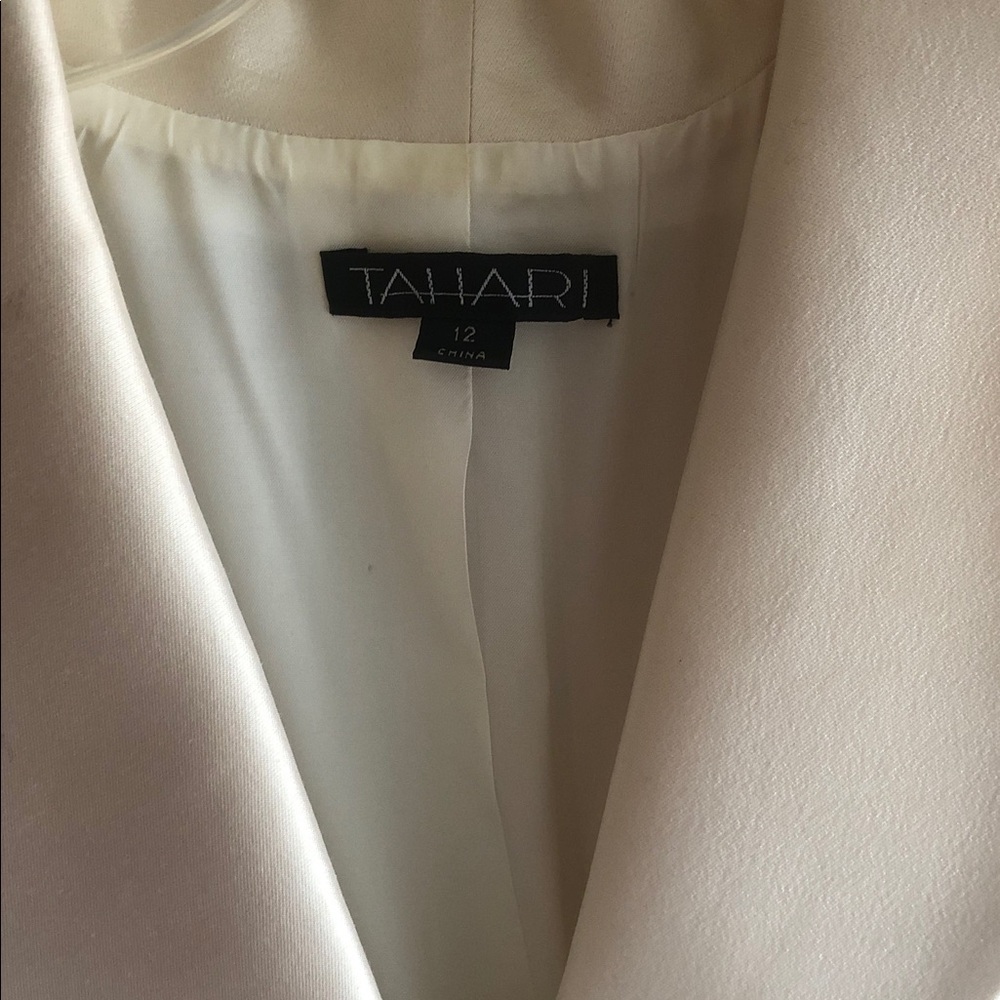 Tahari White Blazer and Black Skirt Set - Picture 2 of 4